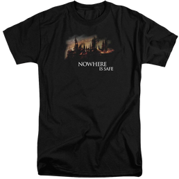 Harry Potter Burning Hogwarts Men's Tall Fit T-Shirt Men's Tall Fit T-Shirt Harry Potter   