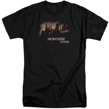 Harry Potter Burning Hogwarts Men's Tall Fit T-Shirt Men's Tall Fit T-Shirt Harry Potter   