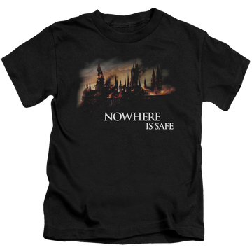 Harry Potter Burning Hogwarts - Kid's T-Shirt Kid's T-Shirt (Ages 4-7) Harry Potter   