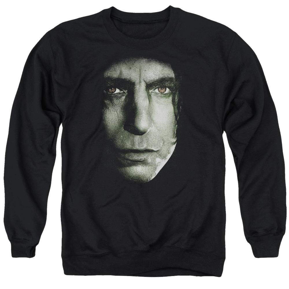 Harry Potter Snape Head Men's Crewneck Sweatshirt Men's Crewneck Sweatshirt Harry Potter   
