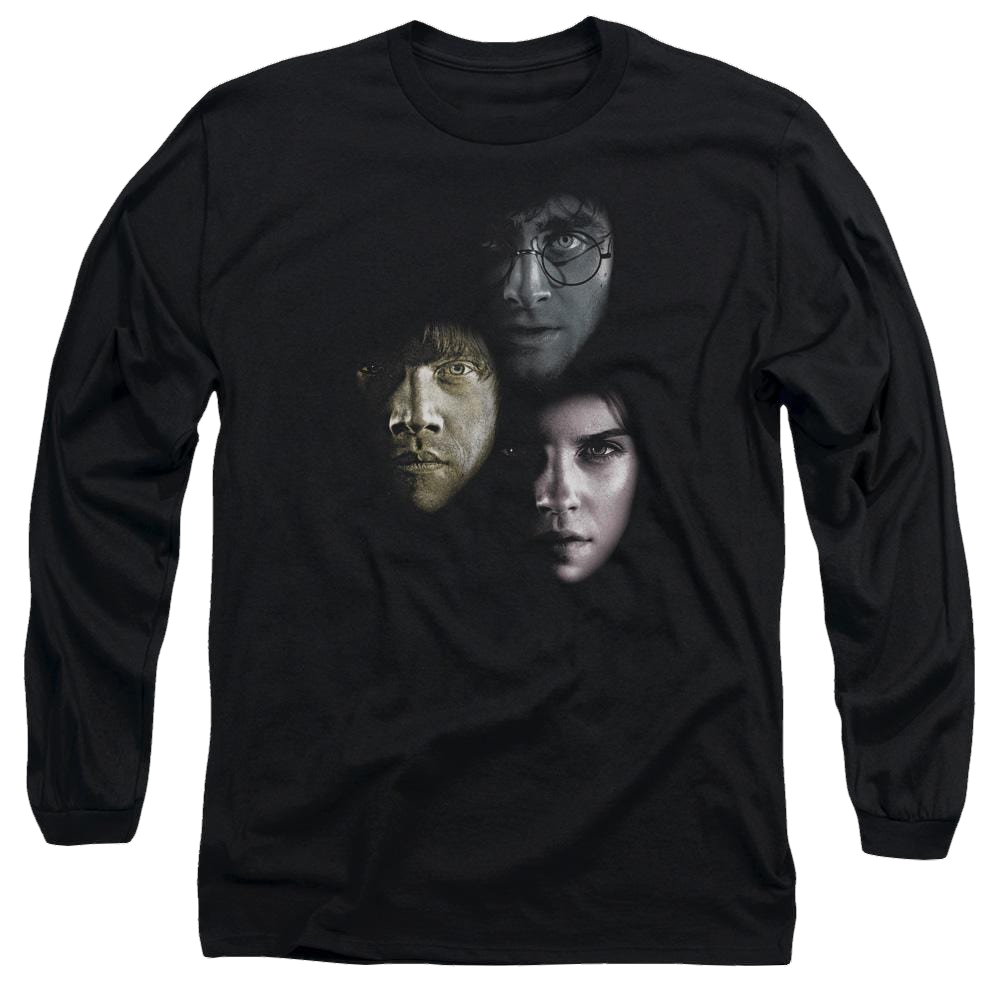 Harry Potter Hero Heads Men's Long Sleeve T-Shirt Men's Long Sleeve T-Shirt Harry Potter   