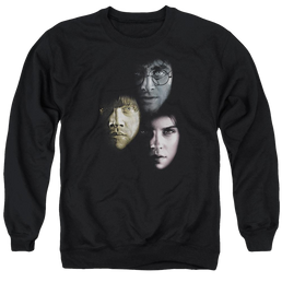 Harry Potter Hero Heads Men's Crewneck Sweatshirt Men's Crewneck Sweatshirt Harry Potter   