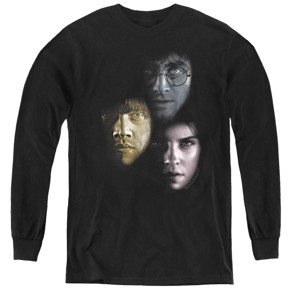 Harry Potter Hero Heads - Youth Long Sleeve T-Shirt Youth Long Sleeve T-Shirt Harry Potter   