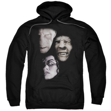 Harry Potter Villian Heads Pullover Hoodie Pullover Hoodie Harry Potter   