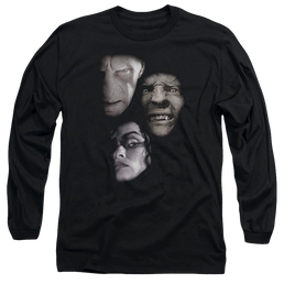 Harry Potter Villian Heads Men's Long Sleeve T-Shirt Men's Long Sleeve T-Shirt Harry Potter   