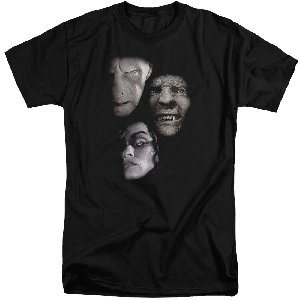 Harry Potter Villian Heads Men's Tall Fit T-Shirt Men's Tall Fit T-Shirt Harry Potter   