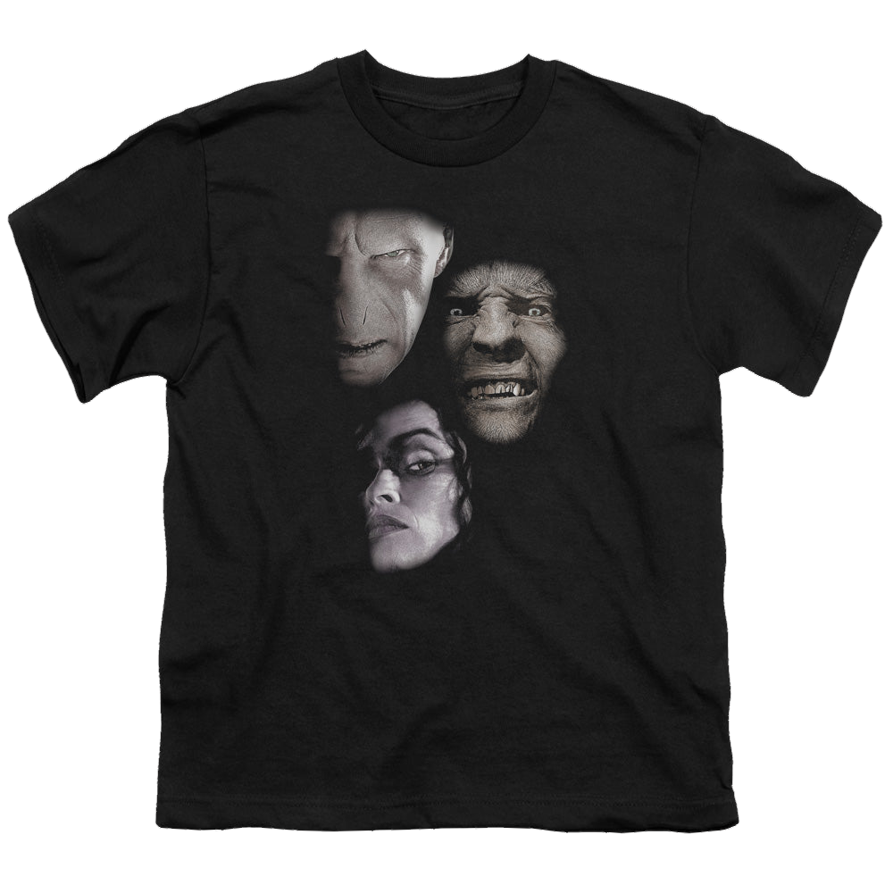 Harry Potter Villian Heads - Youth T-Shirt Youth T-Shirt (Ages 8-12) Harry Potter   