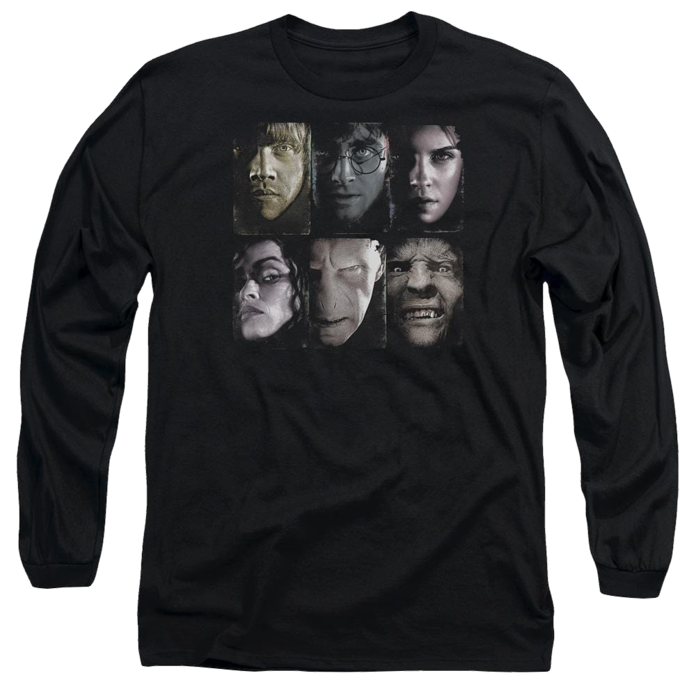 Harry Potter Horizontal Heads Men's Long Sleeve T-Shirt Men's Long Sleeve T-Shirt Harry Potter   