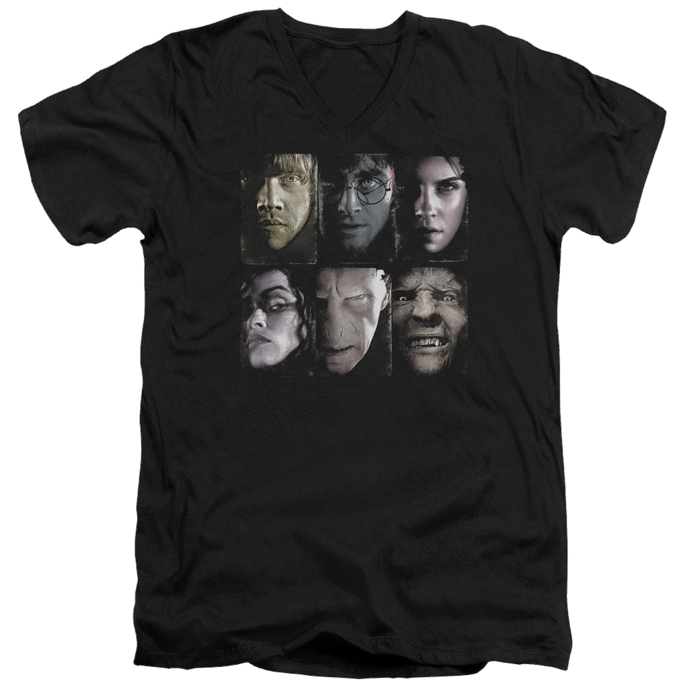 Harry Potter Horizontal Heads Men's V-Neck T-Shirt Men's V-Neck T-Shirt Harry Potter   