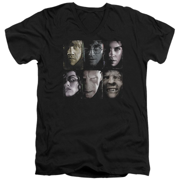 Harry Potter Horizontal Heads Men's V-Neck T-Shirt Men's V-Neck T-Shirt Harry Potter   