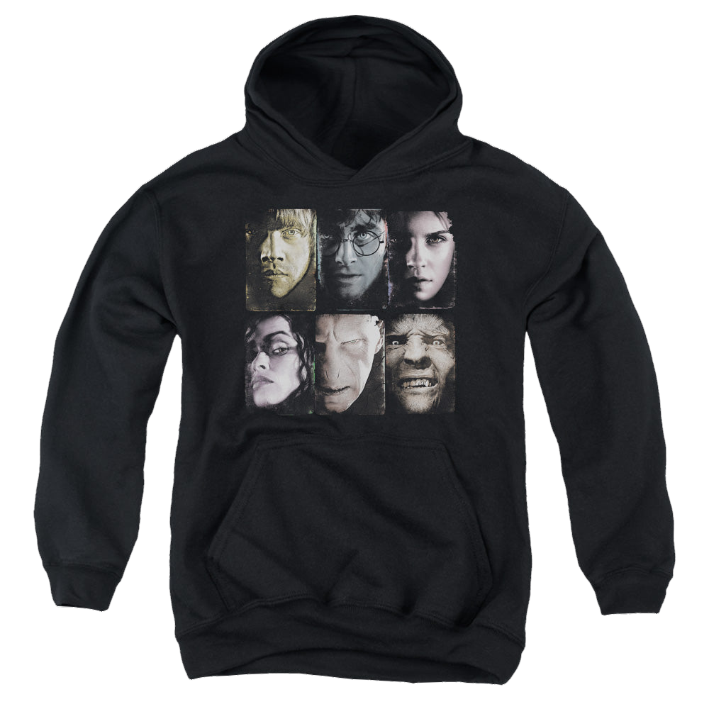 Harry Potter Horizontal Heads - Youth Hoodie Youth Hoodie (Ages 8-12) Harry Potter   