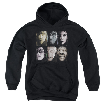 Harry Potter Horizontal Heads - Youth Hoodie Youth Hoodie (Ages 8-12) Harry Potter   