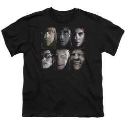 Harry Potter Horizontal Heads - Youth T-Shirt Youth T-Shirt (Ages 8-12) Harry Potter   