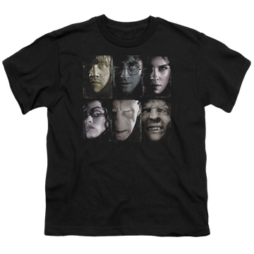 Harry Potter Horizontal Heads - Youth T-Shirt Youth T-Shirt (Ages 8-12) Harry Potter   
