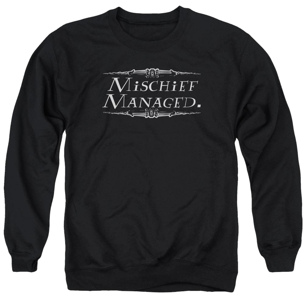 Harry Potter Mischief Managed Men's Crewneck Sweatshirt Men's Crewneck Sweatshirt Harry Potter   