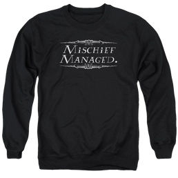Harry Potter Mischief Managed Men's Crewneck Sweatshirt Men's Crewneck Sweatshirt Harry Potter   