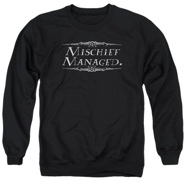 Harry Potter Mischief Managed Men's Crewneck Sweatshirt Men's Crewneck Sweatshirt Harry Potter   