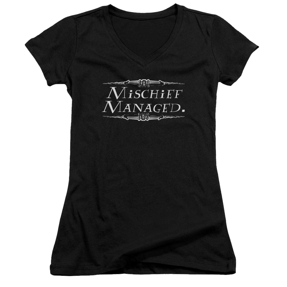 Harry Potter Mischief Managed Juniors V-Neck T-Shirt Juniors V-Neck T-Shirt Harry Potter   