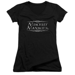 Harry Potter Mischief Managed Juniors V-Neck T-Shirt Juniors V-Neck T-Shirt Harry Potter   