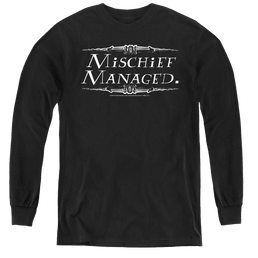 Harry Potter Mischief Managed - Youth Long Sleeve T-Shirt Youth Long Sleeve T-Shirt Harry Potter   