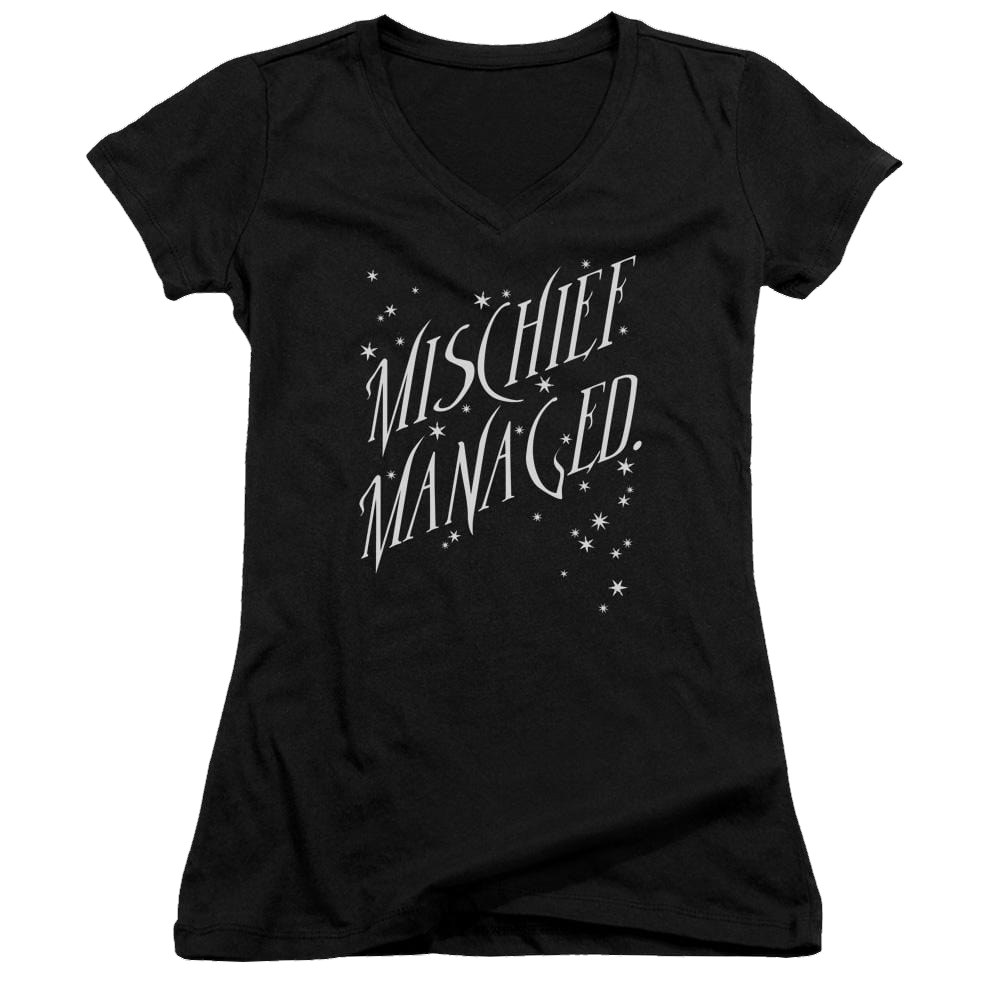 Harry Potter Mischief Managed 4 Juniors V-Neck T-Shirt Juniors V-Neck T-Shirt Harry Potter   