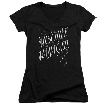 Harry Potter Mischief Managed 4 Juniors V-Neck T-Shirt Juniors V-Neck T-Shirt Harry Potter   