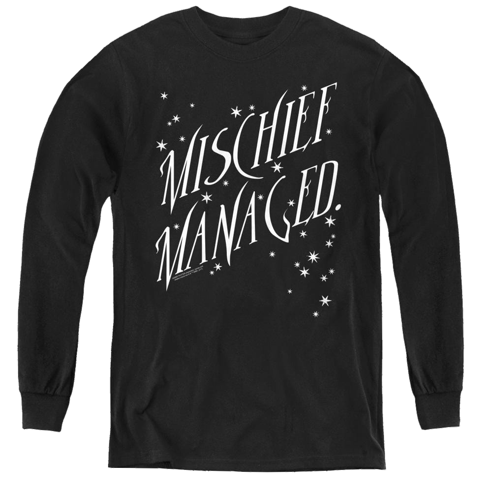 Harry Potter Mischief Managed 4 - Youth Long Sleeve T-Shirt Youth Long Sleeve T-Shirt Harry Potter   