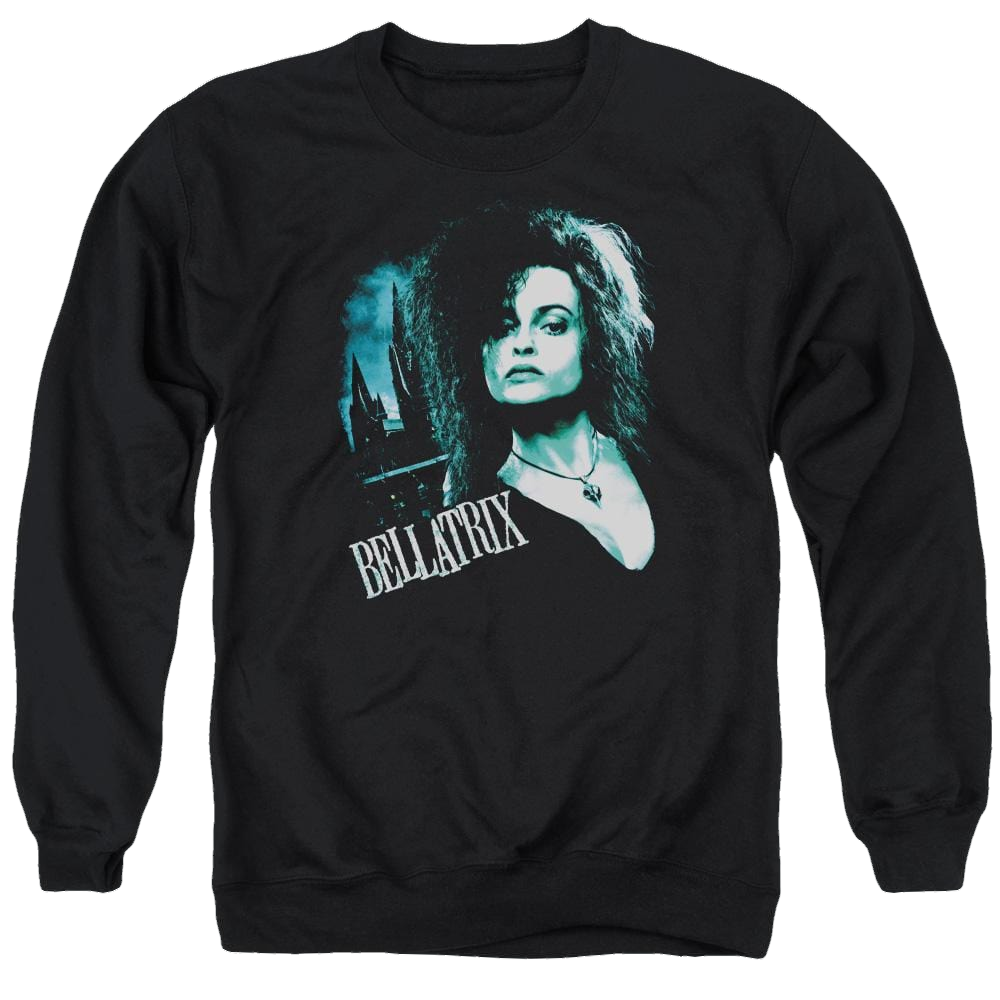 Harry Potter Bellatrix Closeup Men's Crewneck Sweatshirt Men's Crewneck Sweatshirt Harry Potter   