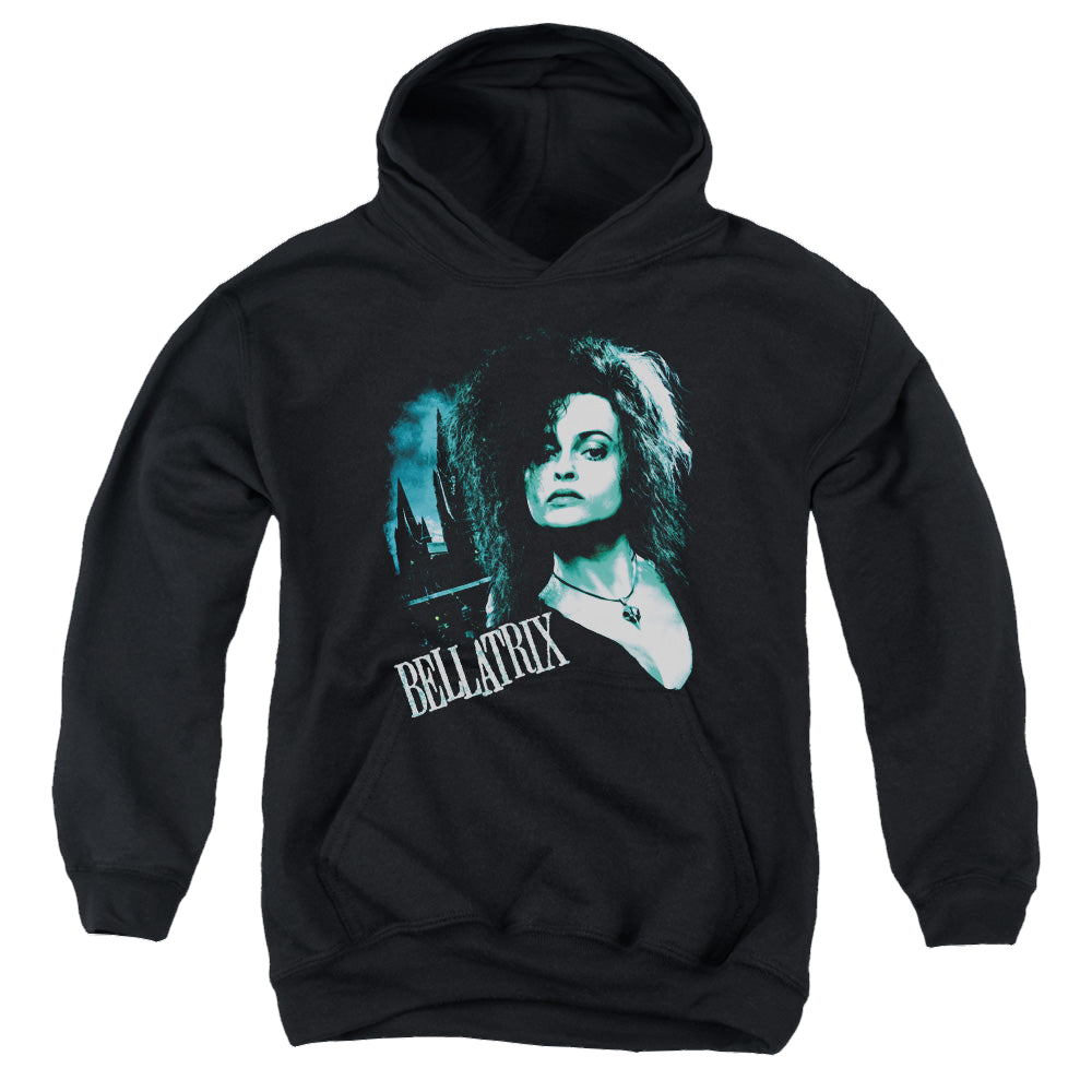Harry Potter Bellatrix Closeup - Youth Hoodie Youth Hoodie (Ages 8-12) Harry Potter   