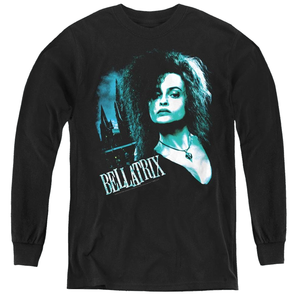 Harry Potter Bellatrix Closeup - Youth Long Sleeve T-Shirt Youth Long Sleeve T-Shirt Harry Potter   