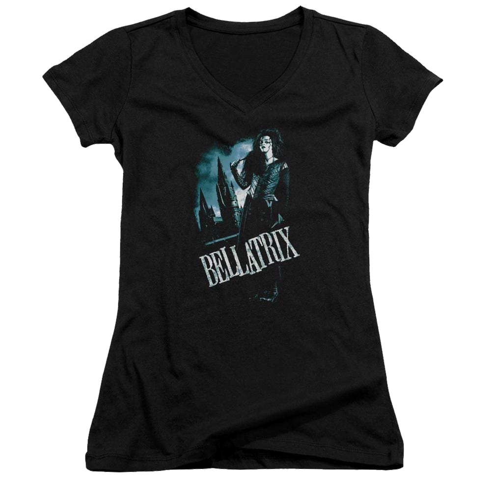 Harry Potter Bellatrix Full Body Juniors V-Neck T-Shirt Juniors V-Neck T-Shirt Harry Potter   
