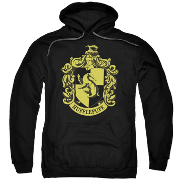 Harry Potter Hufflepuff Crest Pullover Hoodie Pullover Hoodie Harry Potter   