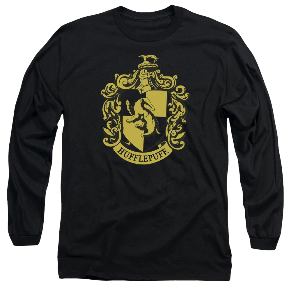 Harry Potter Hufflepuff Crest Men's Long Sleeve T-Shirt Men's Long Sleeve T-Shirt Harry Potter   