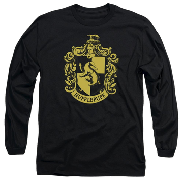 Harry Potter Hufflepuff Crest Men's Long Sleeve T-Shirt Men's Long Sleeve T-Shirt Harry Potter   