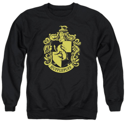 Harry Potter Hufflepuff Crest Men's Crewneck Sweatshirt Men's Crewneck Sweatshirt Harry Potter   