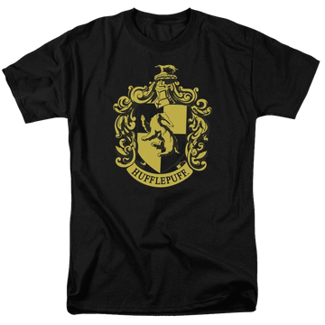 Harry Potter Hufflepuff Crest Men's Regular Fit T-Shirt Men's Regular Fit T-Shirt Harry Potter   