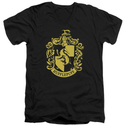 Harry Potter Hufflepuff Crest Men's V-Neck T-Shirt Men's V-Neck T-Shirt Harry Potter   