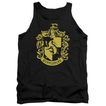 Harry Potter Hufflepuff Crest Men's Tank Men's Tank Harry Potter   