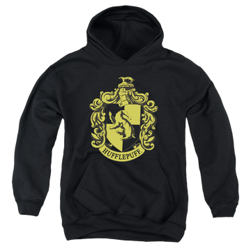 Harry Potter Hufflepuff Crest - Youth Hoodie Youth Hoodie (Ages 8-12) Harry Potter   
