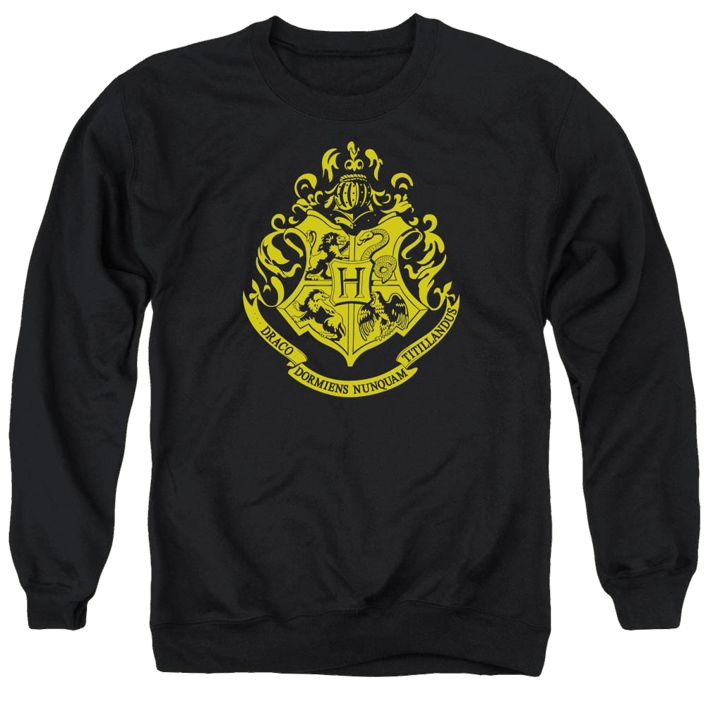 Harry Potter Hogwarts Crest Men's Crewneck Sweatshirt Men's Crewneck Sweatshirt Harry Potter   