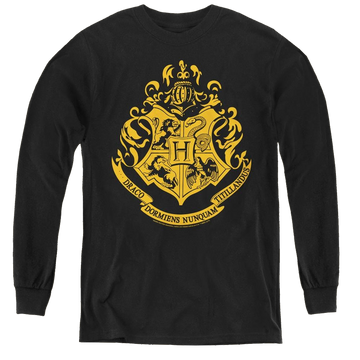 Harry Potter Hogwarts Crest - Youth Long Sleeve T-Shirt Youth Long Sleeve T-Shirt Harry Potter   