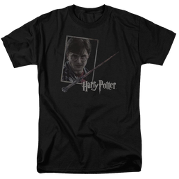 Harry Potter Harrys Wand Portrait Men's Regular Fit T-Shirt Men's Regular Fit T-Shirt Harry Potter   