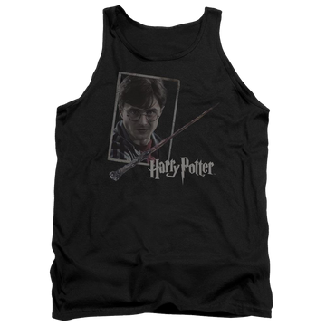 Harry Potter Harrys Wand Portrait Men's Tank Men's Tank Harry Potter   