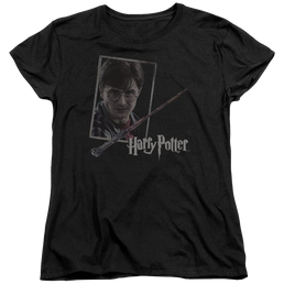Harry Potter Harrys Wand Portrait Women's T-Shirt Women's T-Shirt Harry Potter   