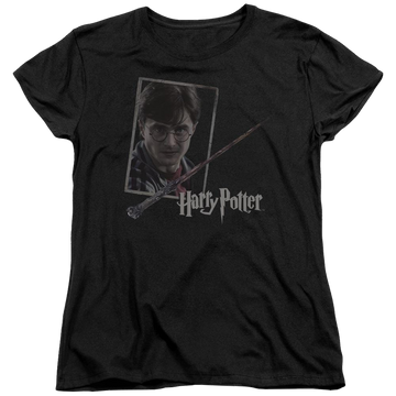 Harry Potter Harrys Wand Portrait Women's T-Shirt Women's T-Shirt Harry Potter   