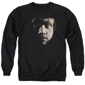 Harry Potter Ron Poster Head Men's Crewneck Sweatshirt Men's Crewneck Sweatshirt Harry Potter   