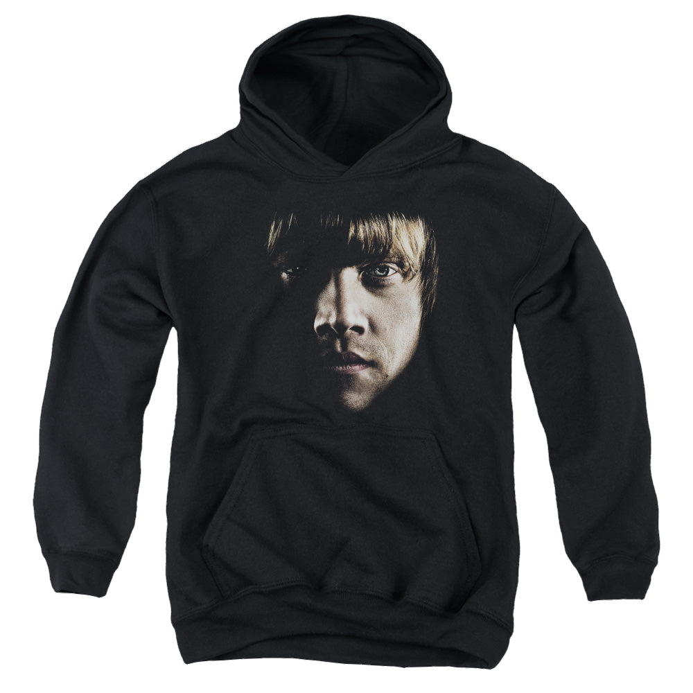 Harry Potter Ron Poster Head - Youth Hoodie Youth Hoodie (Ages 8-12) Harry Potter   