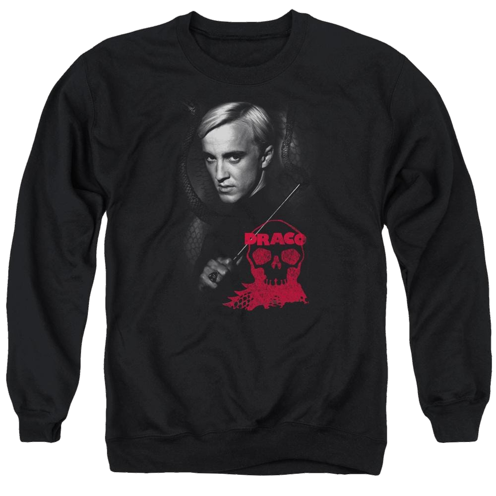 Harry Potter Draco Portrait Men's Crewneck Sweatshirt Men's Crewneck Sweatshirt Harry Potter   