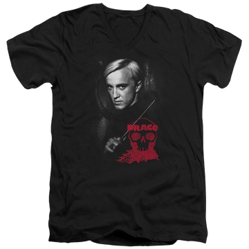 Harry Potter Draco Portrait Men's V-Neck T-Shirt Men's V-Neck T-Shirt Harry Potter   
