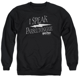 Harry Potter I Speak Parseltongue Men's Crewneck Sweatshirt Men's Crewneck Sweatshirt Harry Potter   